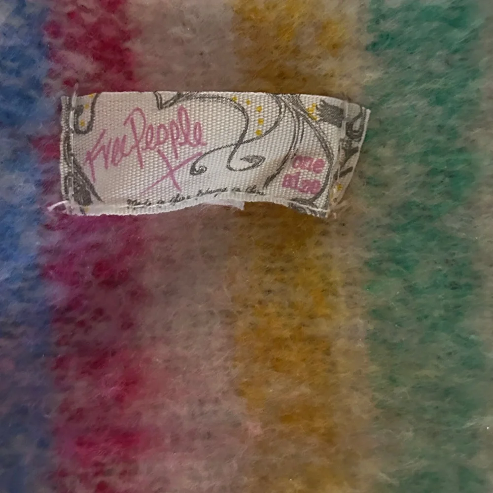 Free People Skye Stripe Fringe Throw